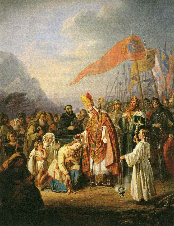 Bishop Henry Baptizes the Finns at the Spring of Kuppis 